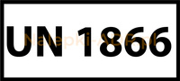 Nalepka UN1866 (FOLIA) 12x6cm (rolka po 250 sztuk nalepek)